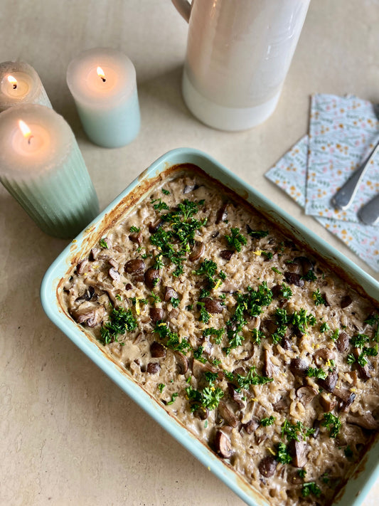 Risotto met paddenstoelen